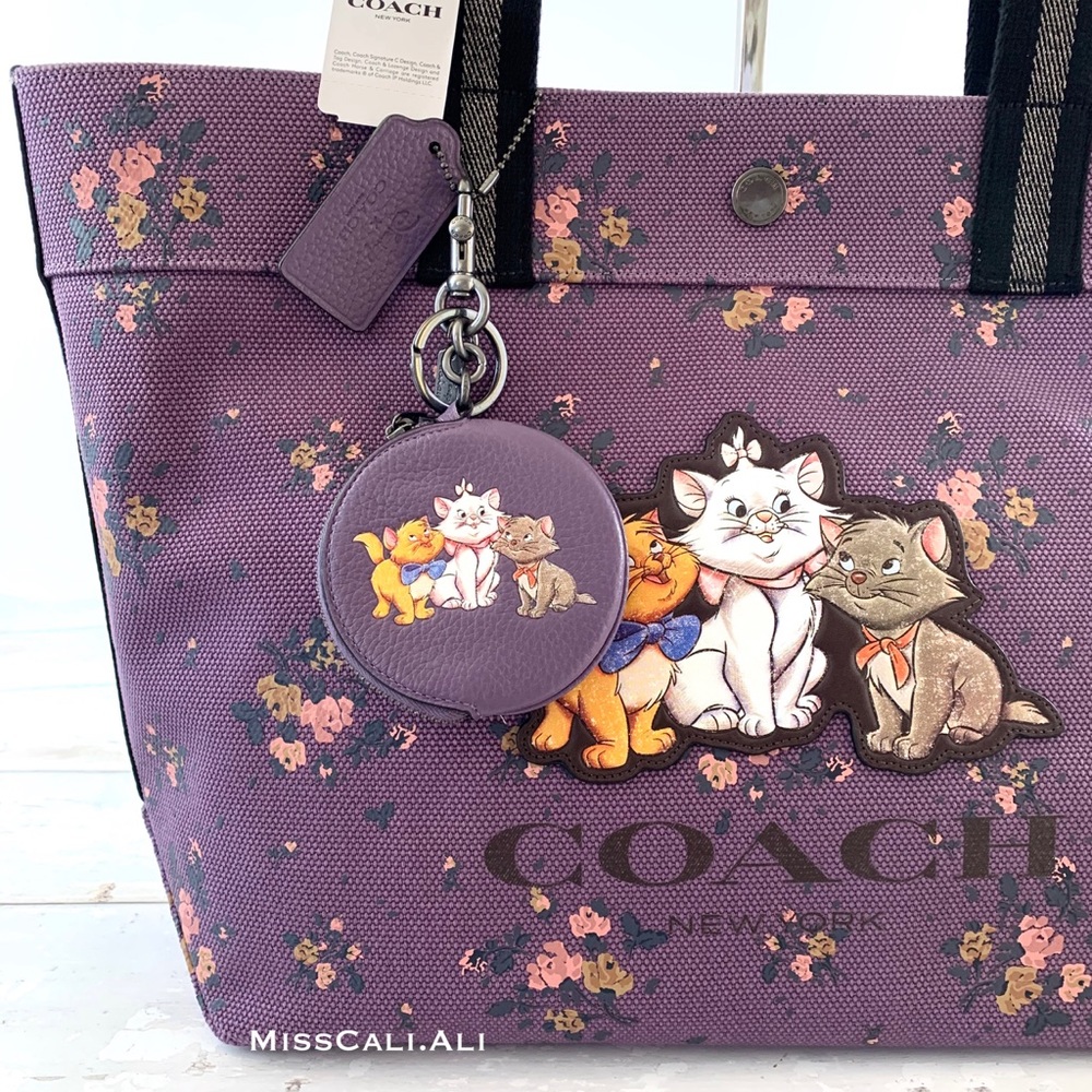 COACH SET |Limited Edition Aristocat Tote Coin Bag - Picture 8 of 16